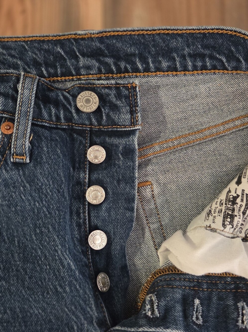 Classic Women's Dark Blue SKINNY Denim Jeans - Picture 3 of 6